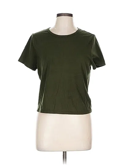 Pre-owned Athleta Short Sleeve T-shirt In Green