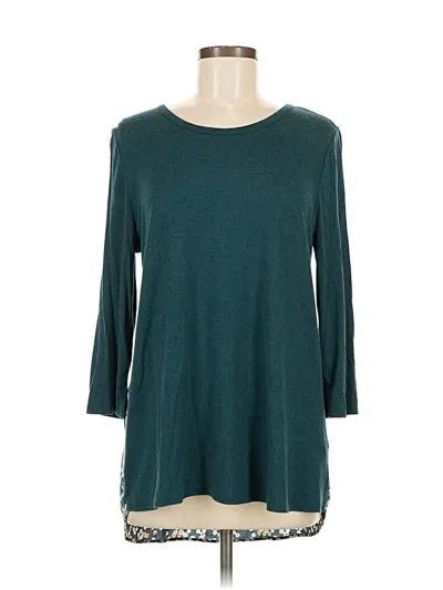 Pre-owned Le Lis 3/4 Sleeve T-shirt In Blue