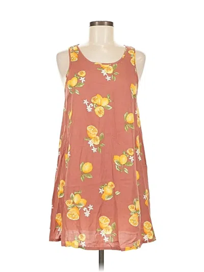 Pre-owned Forever 21 Casual Dress In Orange