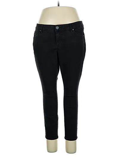 Pre-owned Slink Jeans Jeggings In Black
