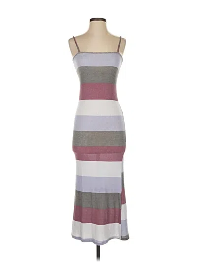 Pre-owned Bucketlist Casual Dress In Gray