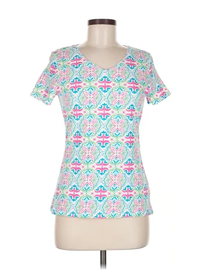 Pre-owned Talbots Short Sleeve T-shirt In Blue