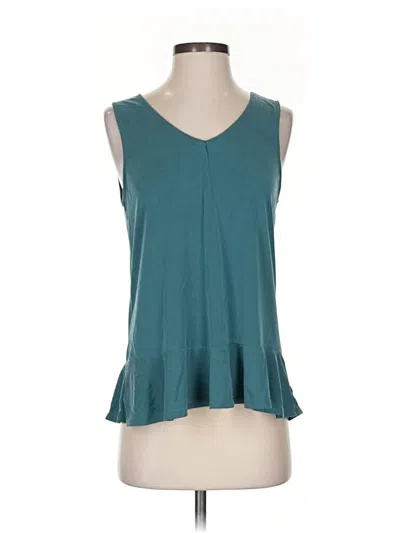 Pre-owned Green Envelope Sleeveless T-shirt In Blue