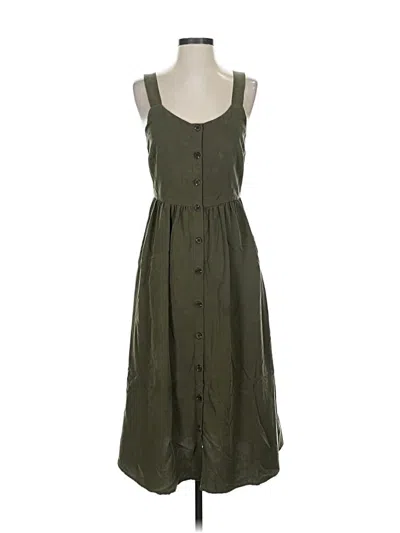 Pre-owned Nicole Miller Casual Dress In Green