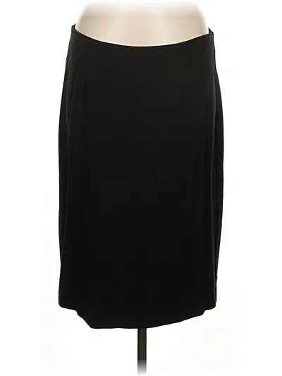 Pre-owned Chico's Formal Skirt In Black