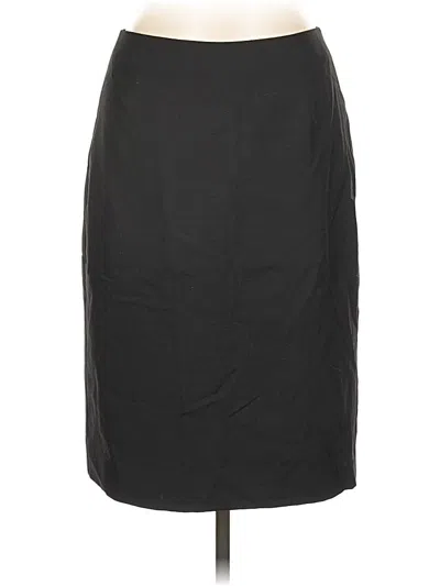 Pre-owned Ann Taylor Factory Formal Skirt In Black