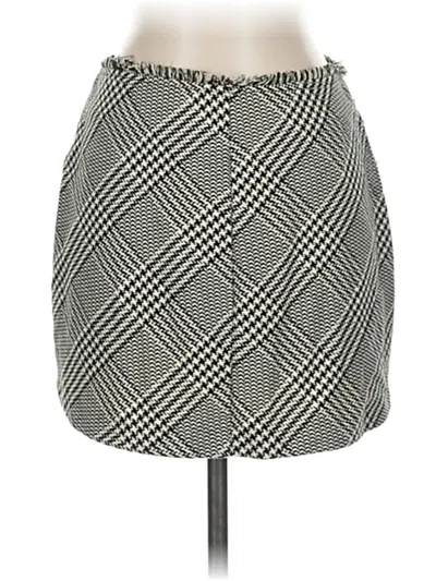 Pre-owned Trafaluc By Zara Casual Skirt In Gray