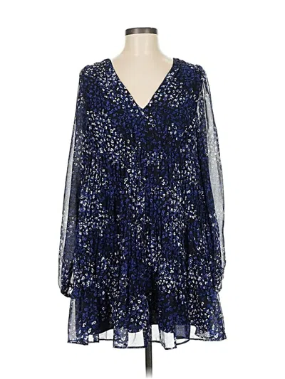 Pre-owned Ted Baker Cocktail Dress In Blue