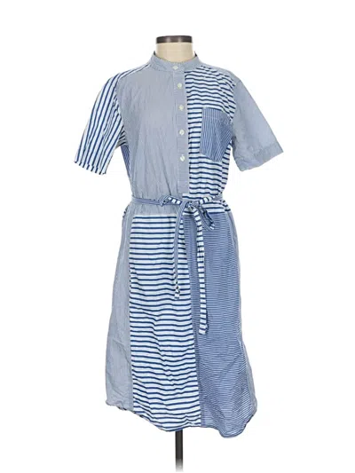 Pre-owned Lands' End Casual Dress In Blue