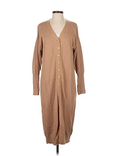 Pre-owned Treasure & Bond Cardigan Sweater In Brown