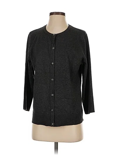 Pre-owned Melissa Paige Cardigan Sweater In Gray