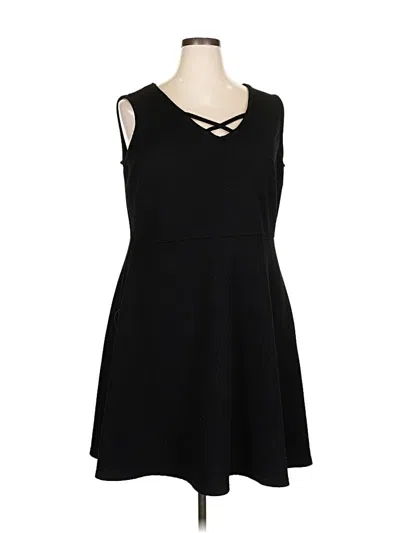 Pre-owned New Look Casual Dress In Black