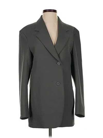 Pre-owned Uniqlo Blazer Jacket In Gray