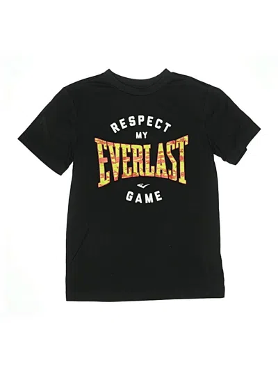 Pre-owned Everlast Kids' Short Sleeve T-shirt In Black