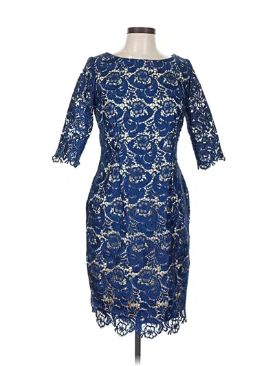 Pre-owned Eliza J Cocktail Dress In Blue