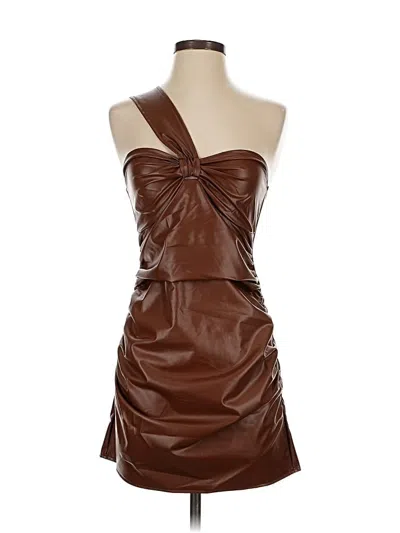 Pre-owned Shein Cocktail Dress In Brown