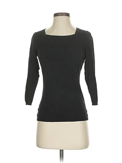 Pre-owned Ann Taylor Loft 3/4 Sleeve T-shirt In Black