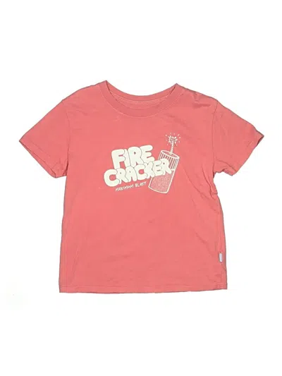 Pre-owned Feather 4 Arrow Kids' Short Sleeve T-shirt In Pink