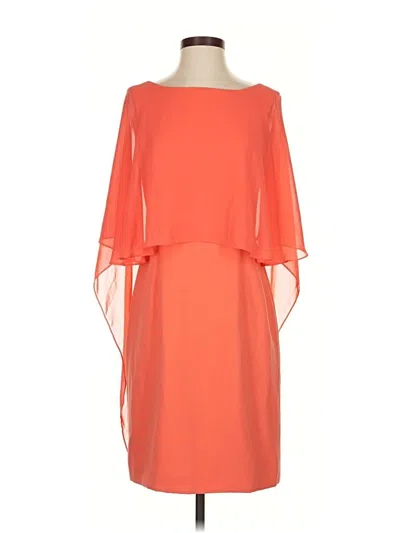 Pre-owned Tahari By Asl Cocktail Dress In Orange