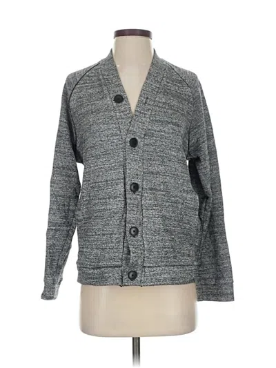 Pre-owned Club Monaco Cardigan Sweater In Gray