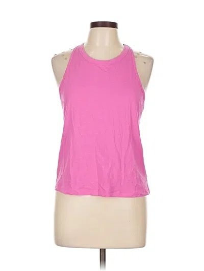 Pre-owned Champion Tank Top Pink Halter Neckline Tops