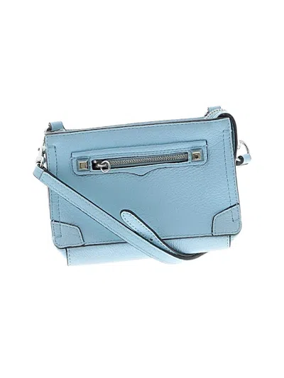 Pre-owned Rebecca Minkoff Leather Crossbody Bag In Blue