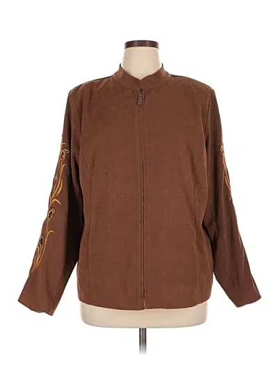 Pre-owned Bob Mackie Jacket In Brown