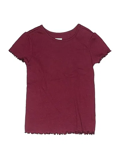 Pre-owned Garanimals Kids' Short Sleeve T-shirt In Burgundy