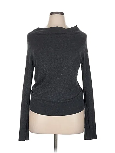 Pre-owned James Perse Cardigan Sweater In Gray