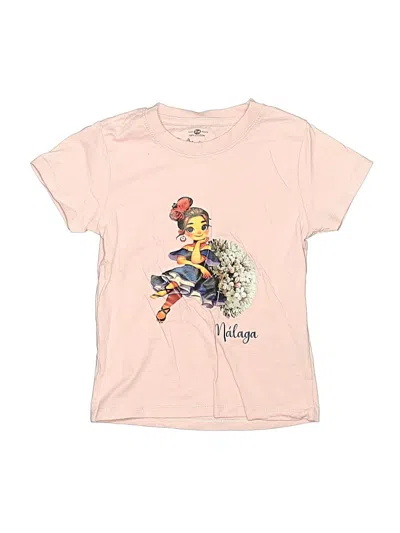 Pre-owned Josefinas Kids' Short Sleeve T-shirt In Pink