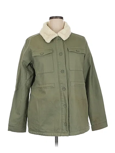 Pre-owned Hang Ten Coat In Green