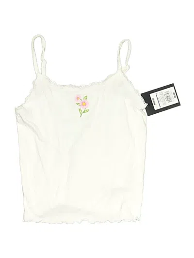 Pre-owned Art Class Kids' Sleeveless Top Ivory Sweetheart Neckline Tops In White