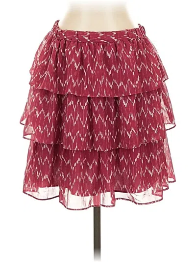 Pre-owned Gap Casual Skirt In Red