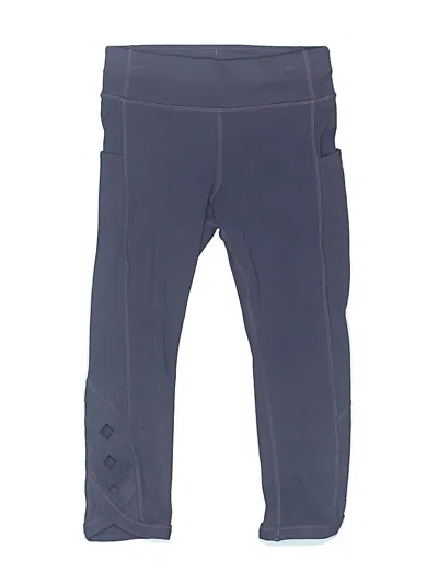 Pre-owned Athleta Girl Kids' Active Pants In Blue