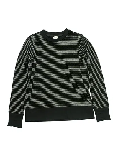 Pre-owned Athleta Girl Kids' Pullover Sweater In Black