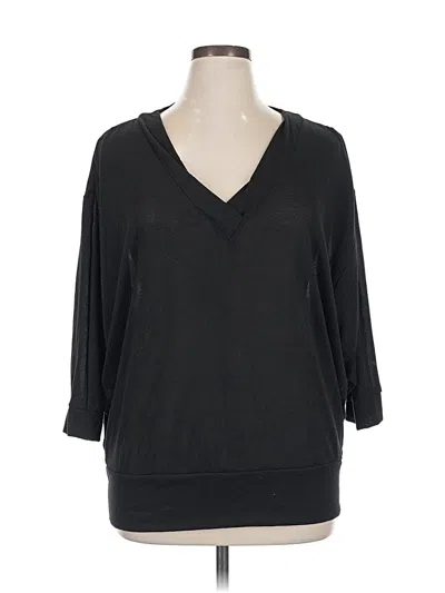 Pre-owned Soho 3/4 Sleeve T-shirt In Black