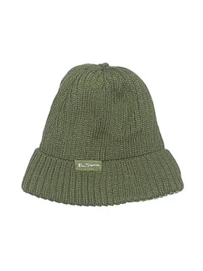 Pre-owned Ben Sherman Beanie Hat In Green