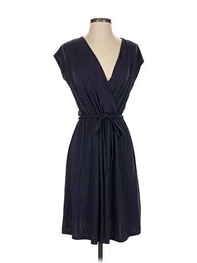 Pre-owned Uniqlo Casual Dress In Blue