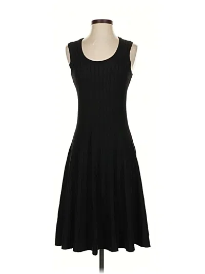 Pre-owned Nic + Zoe Casual Dress In Black
