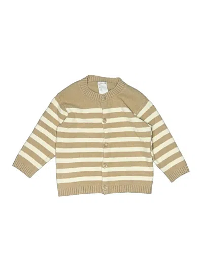 Pre-owned Uniqlo Kids' Cardigan Sweater In Brown