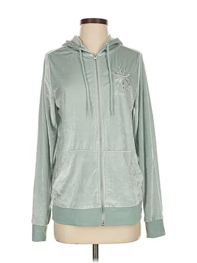Pre-owned Disney By Her Universe Zip Up Hoodie In Silver