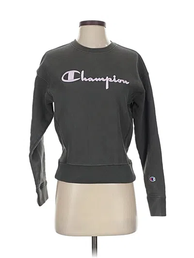 Pre-owned Champion Sweatshirt In Gray