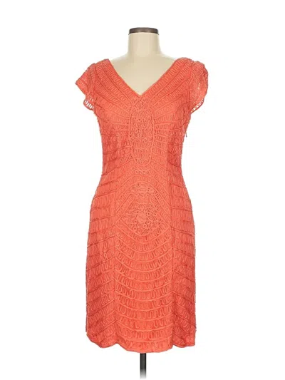 Pre-owned Sue Wong Cocktail Dress In Orange