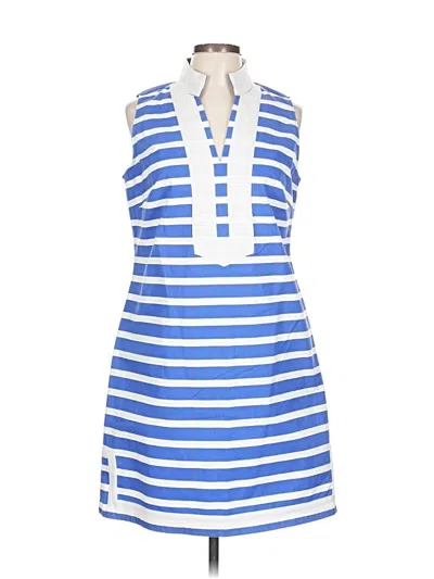 Pre-owned Sail To Sable Casual Dress In Blue