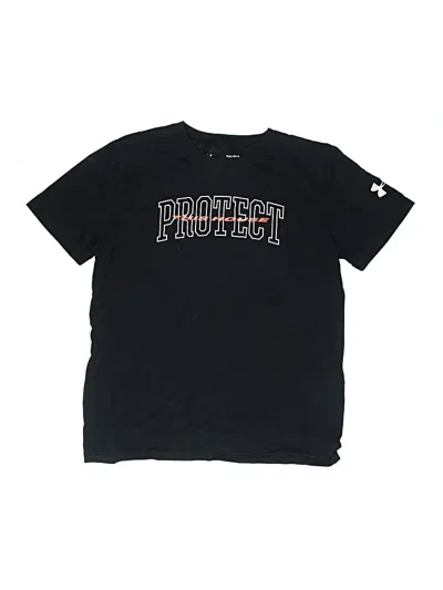 Pre-owned Under Armour Kids' Short Sleeve T-shirt In Black