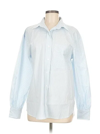 Pre-owned So Long Sleeve Blouse In Blue