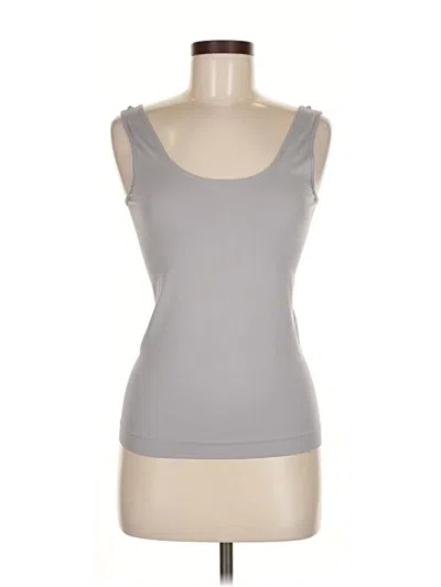 Pre-owned Yummie Tank Top Gray Strapless Neckline Tops