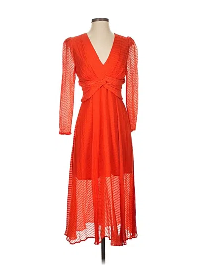 Pre-owned Thurley Cocktail Dress In Orange