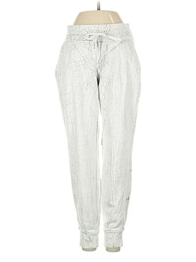 Pre-owned Lululemon Athletica Casual Pants In Silver