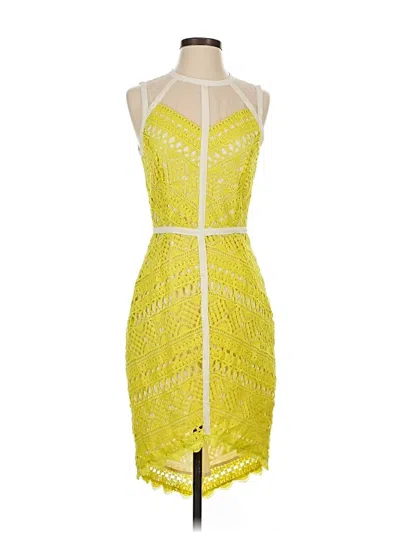 Pre-owned Adelyn Rae Cocktail Dress In Yellow